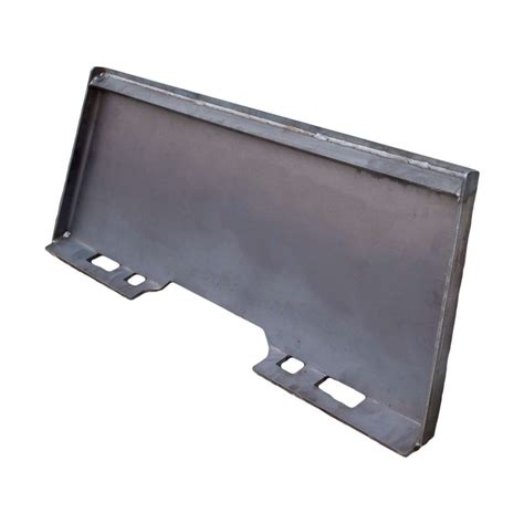 blank skid steer plates|universal skid steer attachment plate.